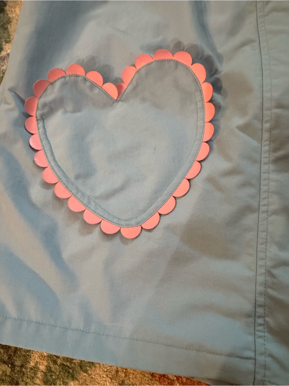 Lazy Oaf pastel heart rain jacket - Picture 3 of 7